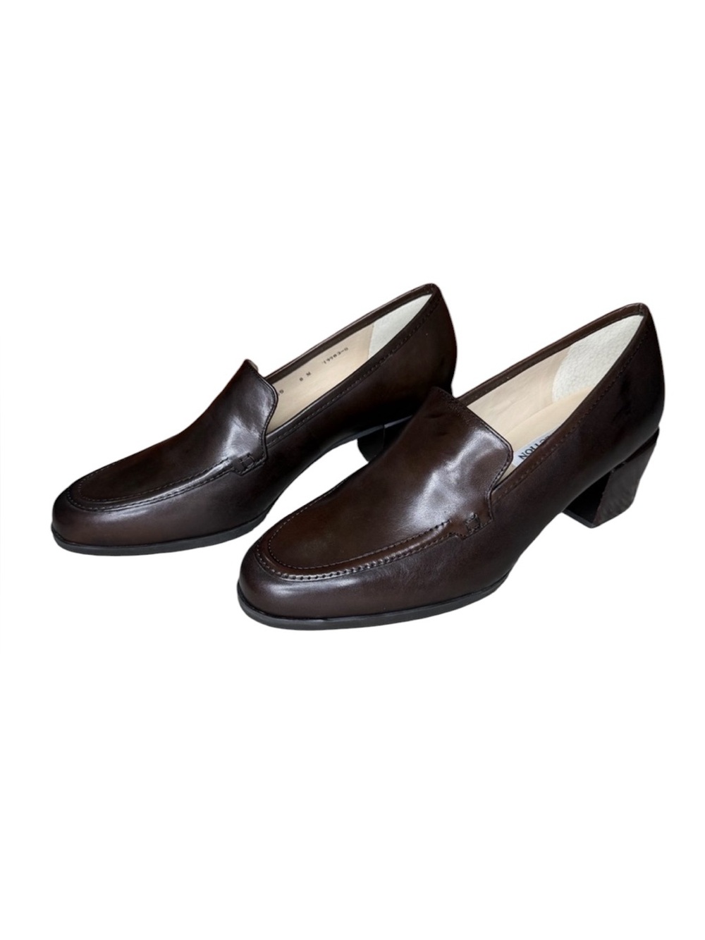 Worthington leather heeled loafers